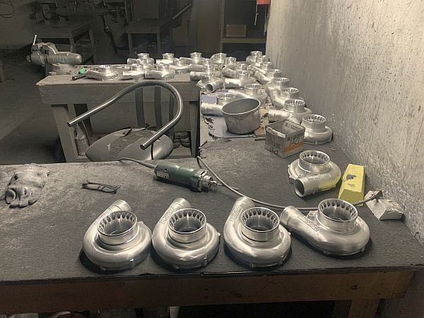 In process of polishing turbo housings 2 600x450