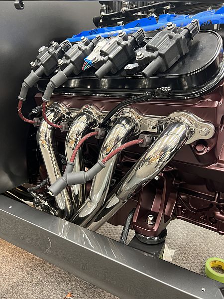 Polished headers on car 1 450x600